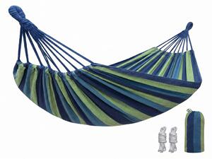 Hamak ZENVIO 200x80 cm, niebieski + torba gratis