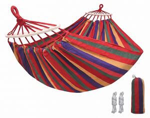 Hamak ZENVIO COMFORT 200x80 cm, czerwony + torba gratis