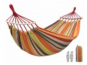 Hamak ZENVIO COMFORT 200x80 cm, pomarańczowy + torba gratis