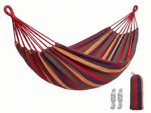 Hamak ZENVIO 200x100 cm, czerwony + torba gratis