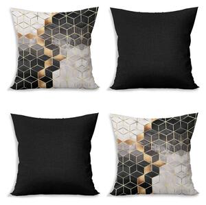 Poszewki na poduszki zestaw 4 szt. 43x43 cm Optic – Minimalist Cushion Covers