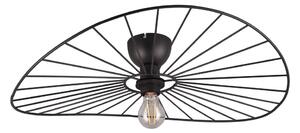 Lampa sufitowa w kolorze matowej czerni ø 60 cm Chapeau – Reality