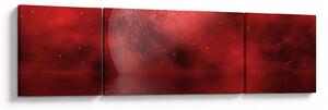 Obraz - Księżyc na powierzchni (170x50 cm)