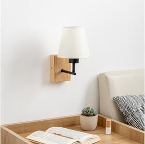 Brilagi Brilagi - Kinkiet NUBILA WOOD 1xE27/25W/230V dąb/kremowy BG1561E