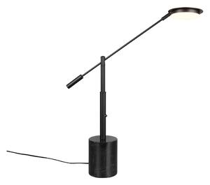 Czarna lampa stołowa LED (wysokość 65 cm) Fiore – Trio Select