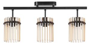 Venti Żyrandol natynkowy 3xE27/60W/230V czarny/beżowy VE0602