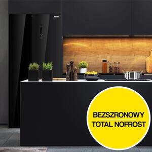 Lodówka MPM-427-SBS-06/NL Side by Side No frost 177cm Czarna