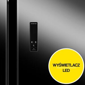 Lodówka MPM-427-SBS-06/NL Side by Side No frost 177cm Czarna
