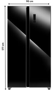 Lodówka MPM-427-SBS-06/NL Side by Side No frost 177cm Czarna