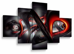 Obraz abstrakcji (125x70 cm)