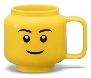 Żółty ceramiczny kubek dla dzieci 255 ml Head – LEGO®