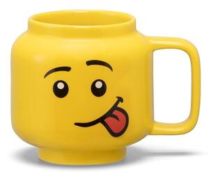 Żółty ceramiczny kubek dla dzieci 255 ml Head – LEGO®