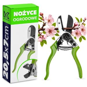 Nożyce ogrodowe Oron 20.5 x 7 cm zielone