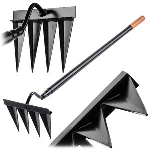 Motyczka do pielenia Fontelo 4-zębna z trzonkiem metalowym