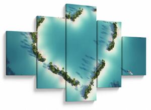 Obraz - Wyspy serca (125x70 cm)