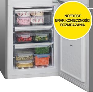 Lodówka AMICA FK4015T.2FZTXD No frost 171cm Inox