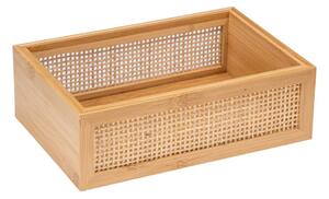 Bambusowy organizer łazienkowy Wenko Allegre, 22x7 cm