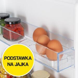 Lodówka AMICA FK299.2FTZ(E) No Frost 180cm Biała