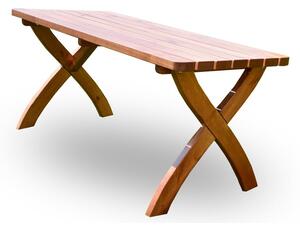 Stół ogrodowy z drewna sosnowego 160x70 cm Strong – Rojaplast
