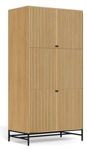 Szafa 200x99 cm Harper lamel, 6 pÃ³Åek i drÄ Å¼ek na wieszaki