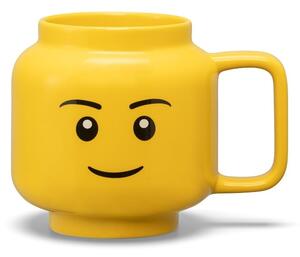 Żółty ceramiczny kubek dla dzieci 530 ml Head – LEGO®