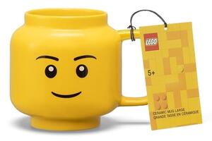Żółty ceramiczny kubek dla dzieci 530 ml Head – LEGO®