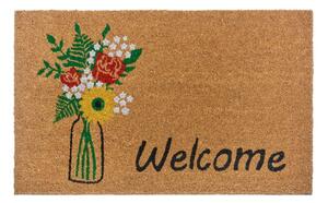 Wycieraczka z włókna kokosowego 75x45 cm Hello & Flowers – Hanse Home