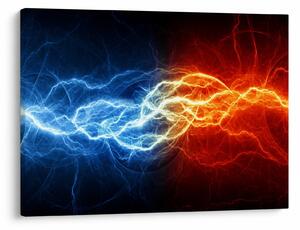 Obraz napięcia elektrycznego (70x50 cm)