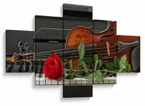 Obraz - Pamięć muzyka (125x70 cm)