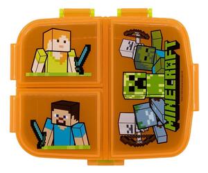 Pomarańczowy plastikowy pojemnik śniadaniowy dla dzieci Minecraft – STOR