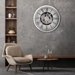 Zegar ścienny EUROFIRANY 86 O 72 x 8 cm Biało-czarny