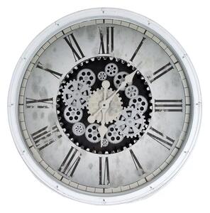 Zegar ścienny EUROFIRANY 86 O 72 x 8 cm Biało-czarny
