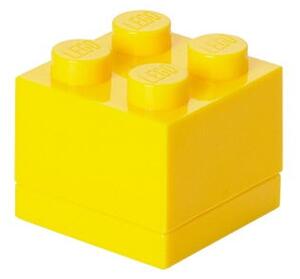 Żółty pojemnik LEGO® Mini Box