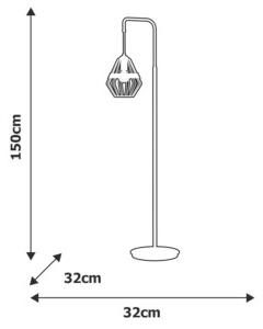 Lampa stojąca podłogowa 1x60W E27 CLIFF MLP5522 Milagro
