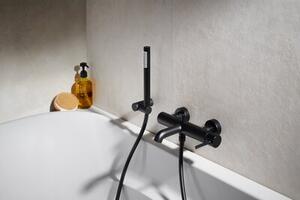 Bateria wannowa natynkowa KFA ARMATURA Moza 5034-520-81 Czarny