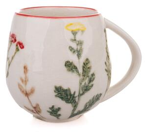 Biały porcelanowy kubek 240 ml Flower Garden – Dakls