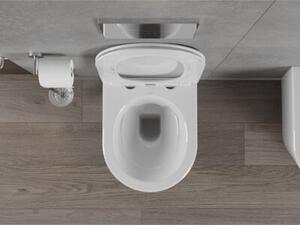 Mexen Rico miska wc Rimless z deską wolnoopadającą slim, duroplast, biała połysk - 30720400