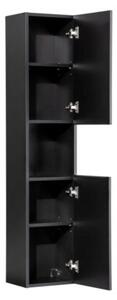 Szafka łazienkowa NOVA BLACK D 80-03-2D czarna