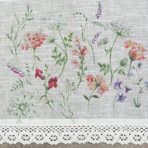 Firana gotowa EUROFIRANY Sylwia 150 x 30 cm BiaÅy
