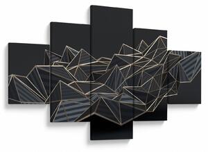 Obraz abstrakcji (125x70 cm)