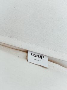 Rozkładany fotel z jasnobeżowym obiciem Karup Design Cube Natural