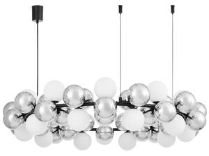 NOWOCZESNA LAMPA WISZĄCA CZARNA SAONA W60