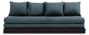 Sofa rozkładana z niebieskim obiciem Karup Design Chico Petrol Blue