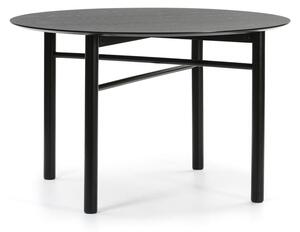 Czarny okrągły stół Teulat Junco, ø 120 cm