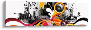 Obraz - Muzyka (170x50 cm)