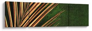 Obraz z liściem (170x50 cm)