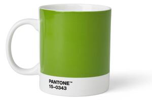 Zielony ceramiczny kubek 375 ml Green 15-0343 – Pantone