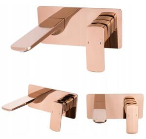 Bateria Umywalkowa Podtynkowa Cubic Rose Gold Granitan 1 szt