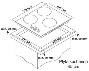 Płyta gazowa BERG BRGS405