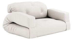 Sofa rozkładana z jasnobeżowym obiciem Karup Design Hippo Natural